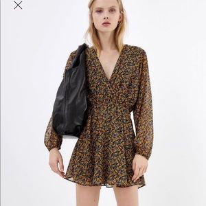 ZARA FLOWER PRINTED DRESS